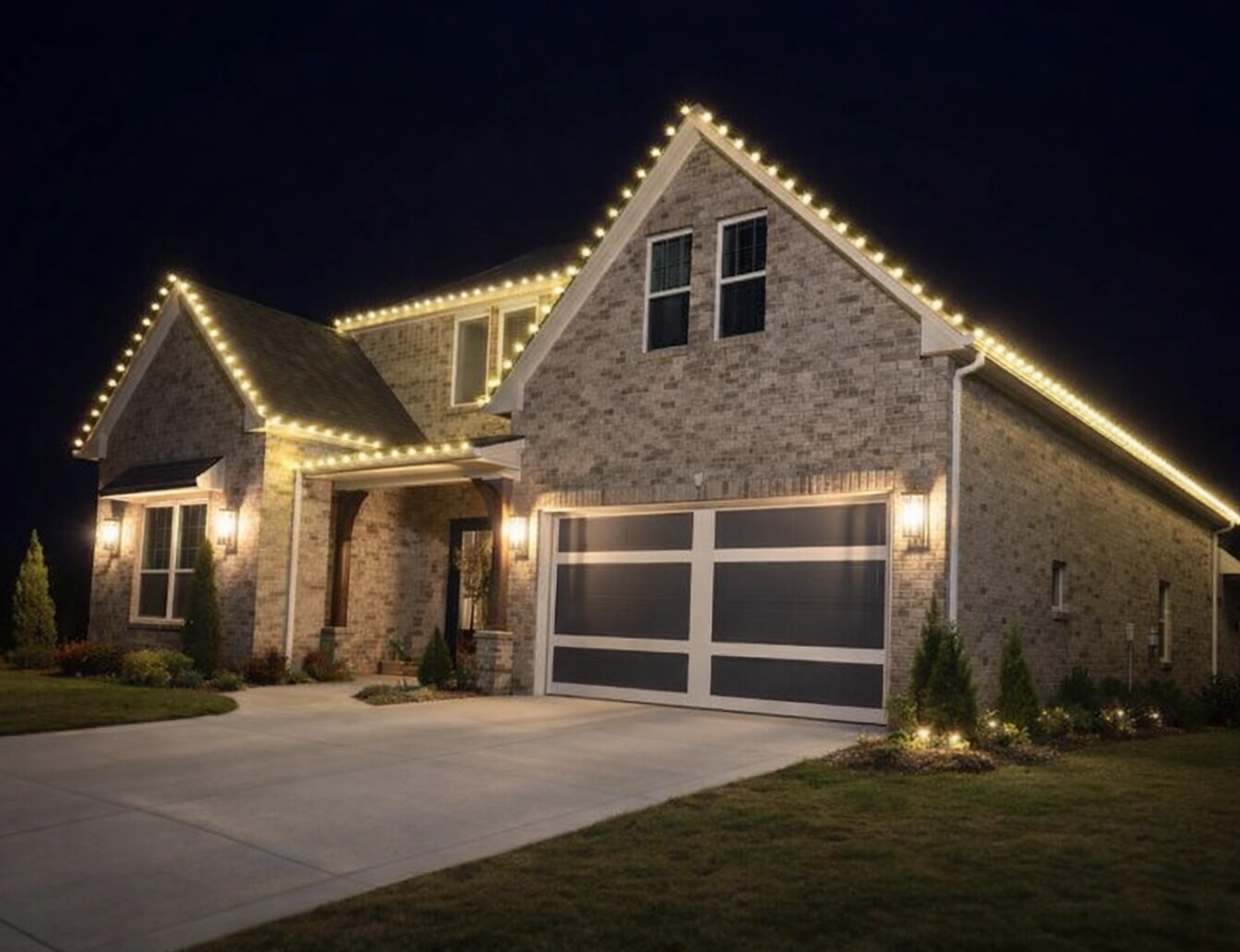 commercial christmas light installation Birmingham Alabama